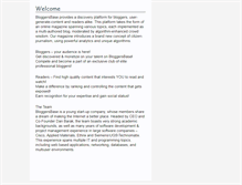 Tablet Screenshot of bloggersbase.com
